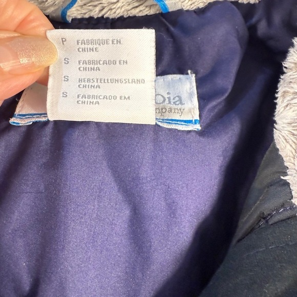 Columbia Interchange Jacket Teal Blue Hooded Faux Fur Lined Women's Size S - Picture 4 of 16